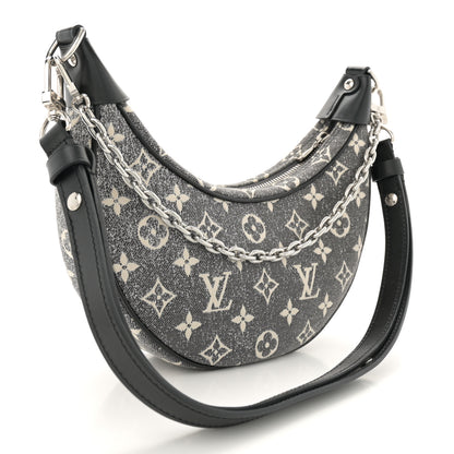 Louis Vuitton Monogram Jacquard Denim Loop Black 2 of 9