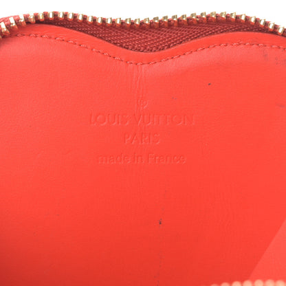 Louis Vuitton Vernis Heart Coin Purse Pink Red 6 of 10
