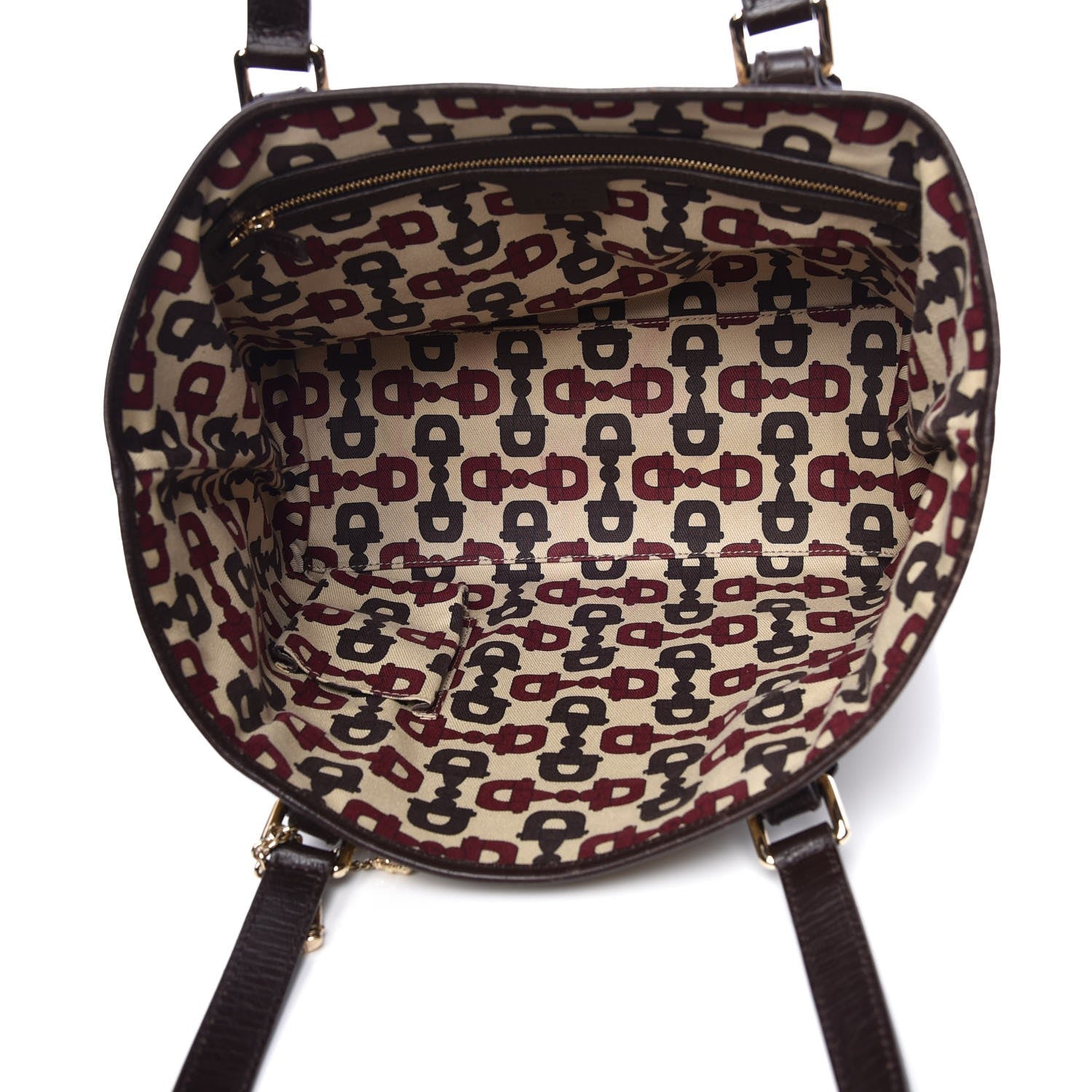 Gucci Monogram Medium Jolicoeur Tote Brown 6 of 11