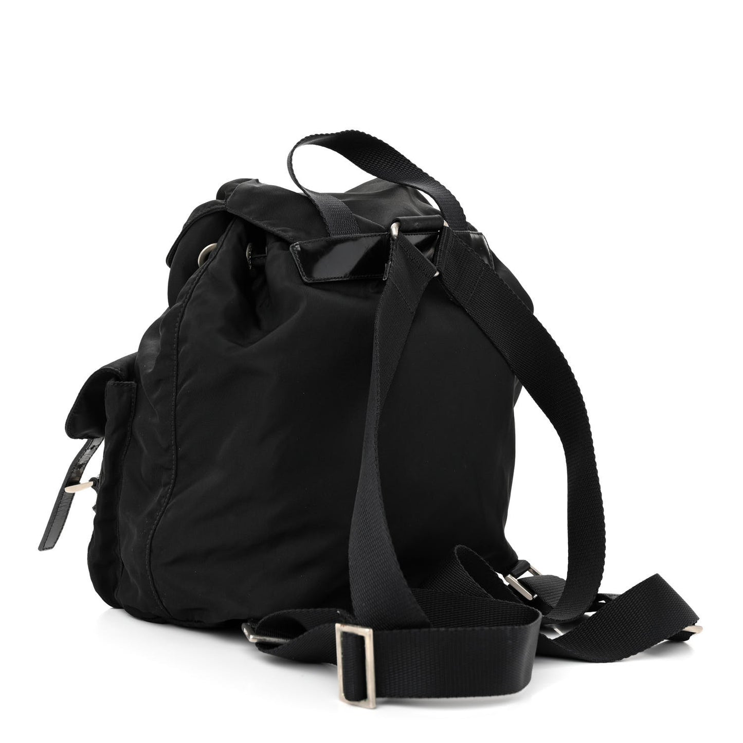 Nylon Vela Medium Backpack Black