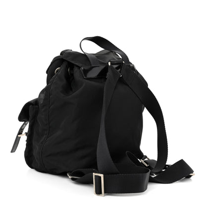 Prada Nylon Vela Medium Backpack Black 3 of 12