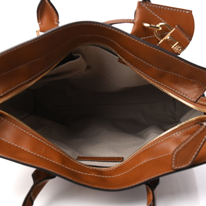Burberry Haymarket Check Medium Honeywood Tote Tan 4 of 4