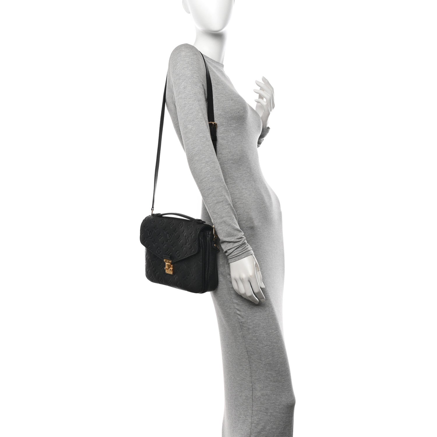 Louis Vuitton Empreinte Pochette Metis Black 2 of 10