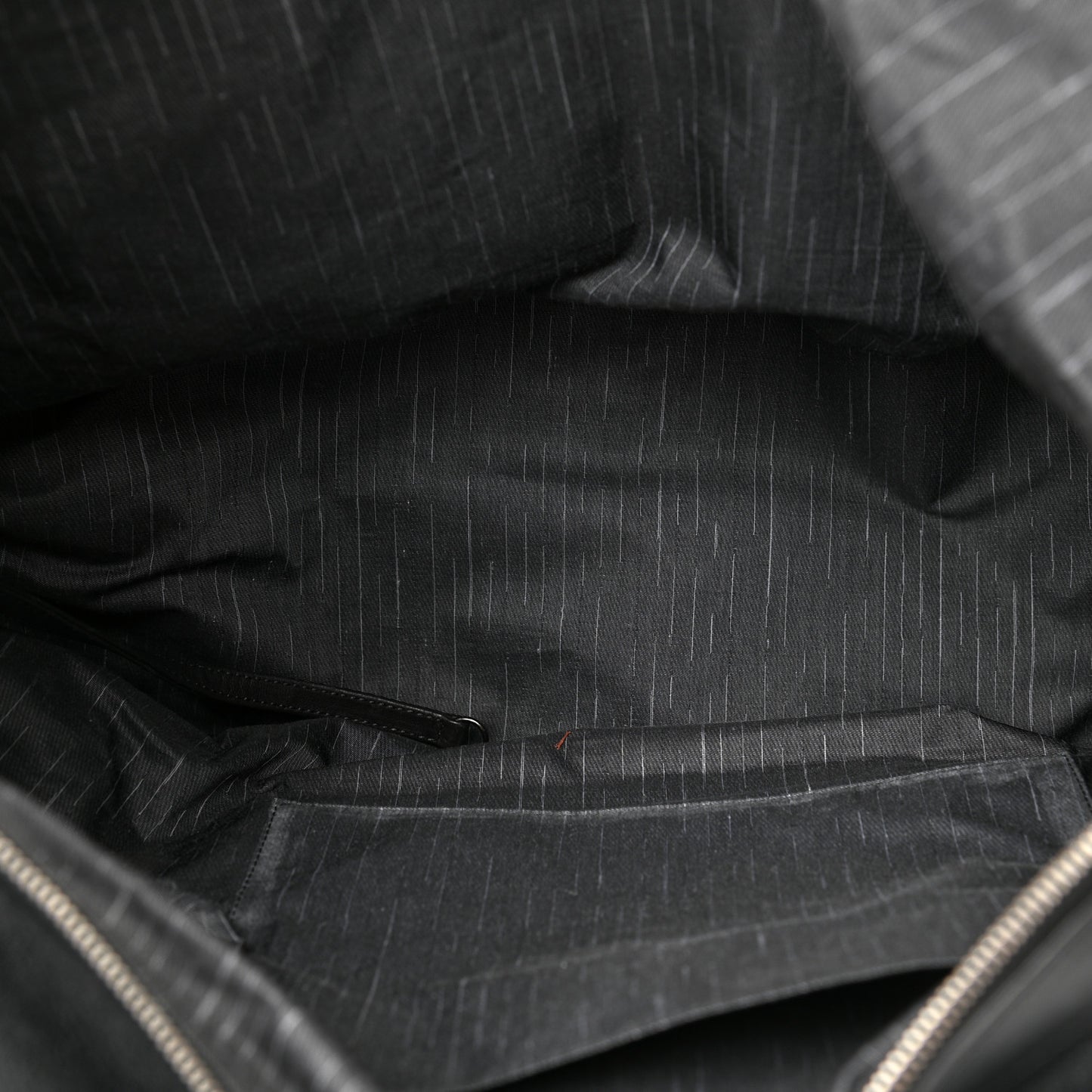 Washed Calfskin Tote Black