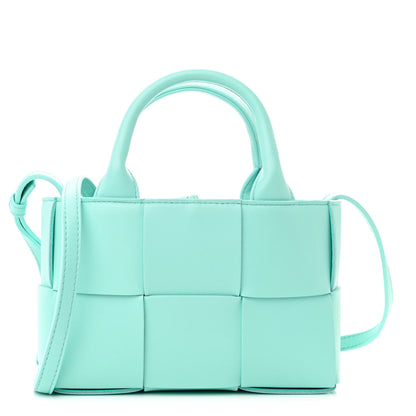 Bottega Veneta Lambskin Maxi Intreccio Candy Arco Tote Celadon 1 of 10