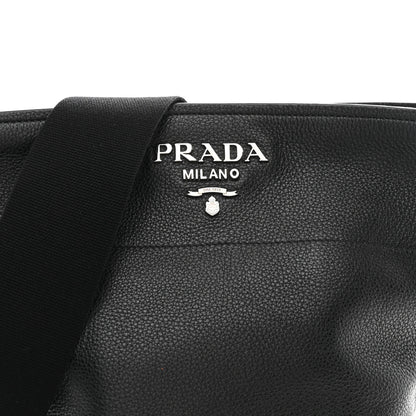 Prada Vitello Daino Bucket Bag Black 8 of 10