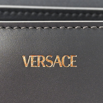 Versace Calfskin Medium Greca Goddess Shoulder Bag Grey 7 of 9