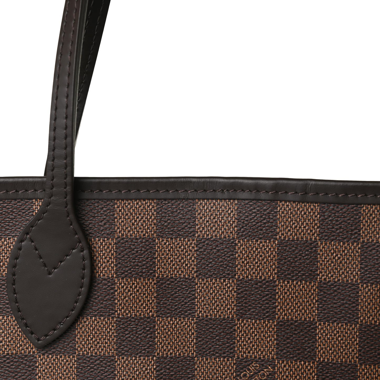 Damier Ebene Neo Neverfull MM Rose Ballerine