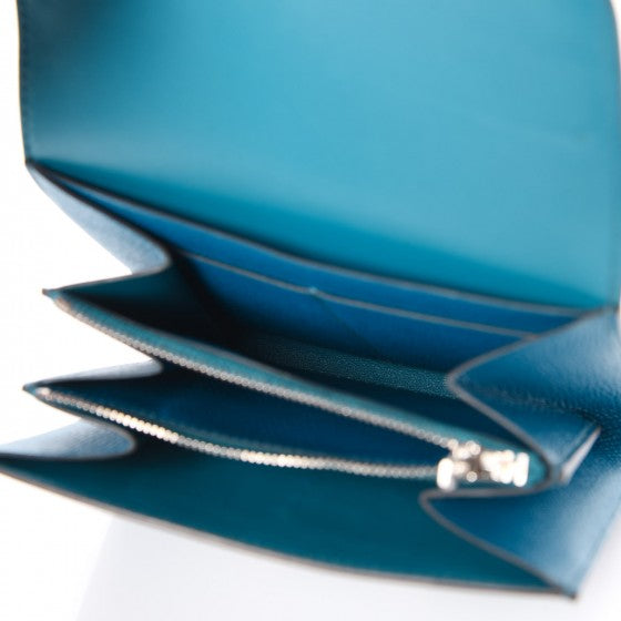 Epsom Constance Short Wallet Bleu Izmir
