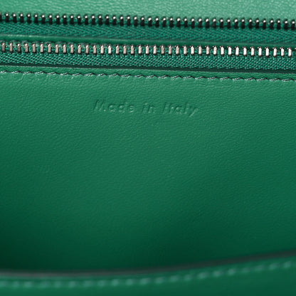 Celine Box Calfskin Classic Box Medium Flap Bag Pop Green 6 of 12