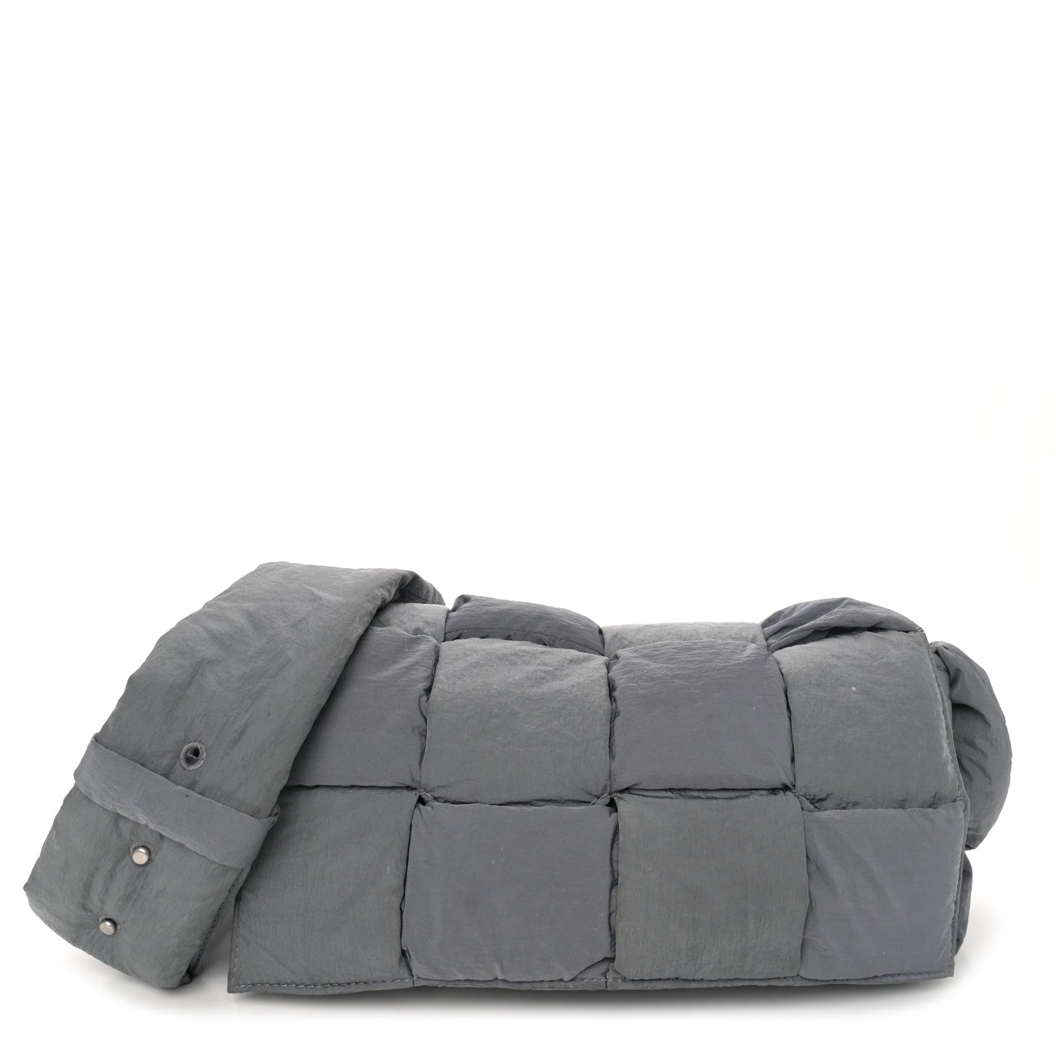Bottega Veneta Nylon Intrecciato Padded Tech Cassette Bag Thunder 1 of 12