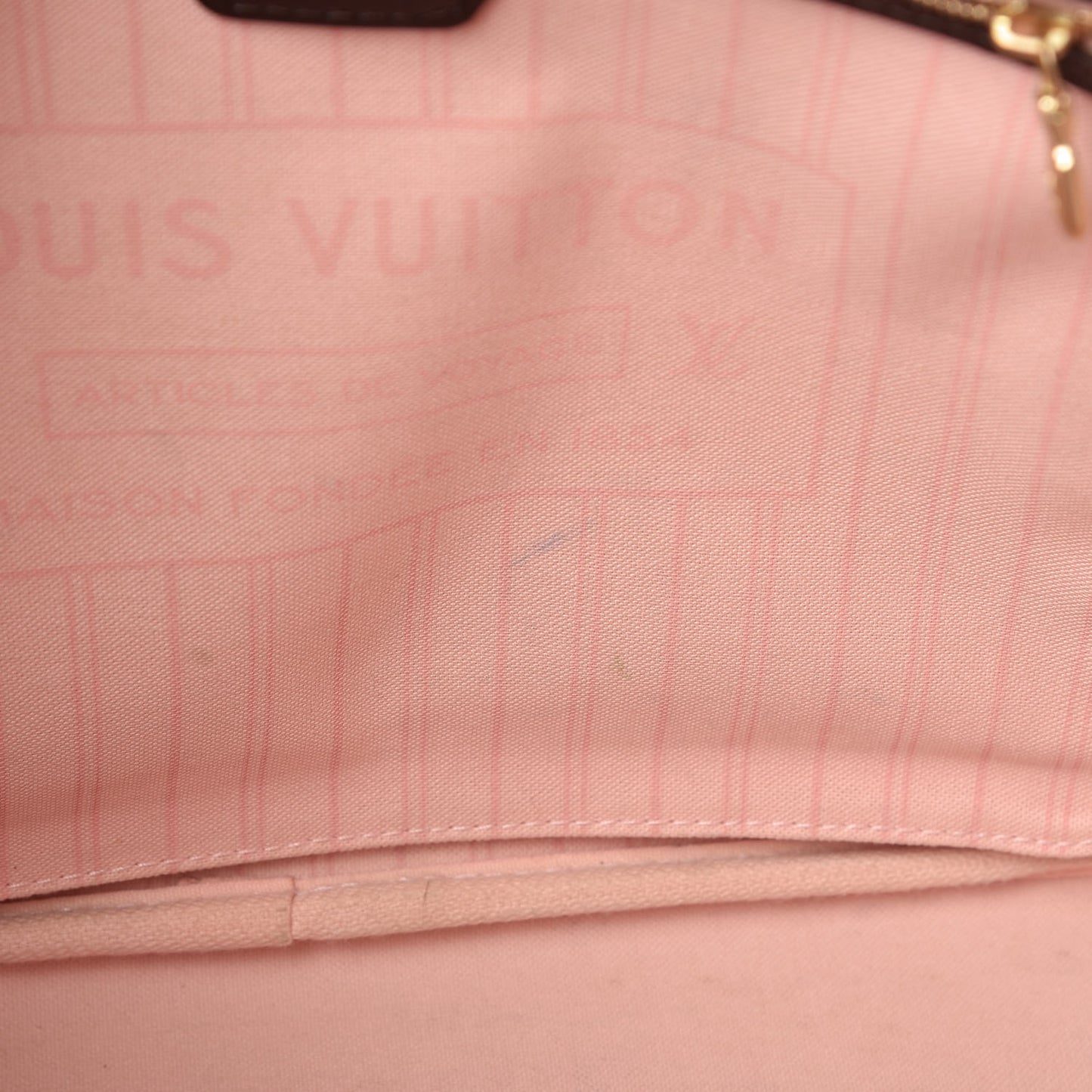 Damier Ebene Neo Neverfull MM Rose Ballerine