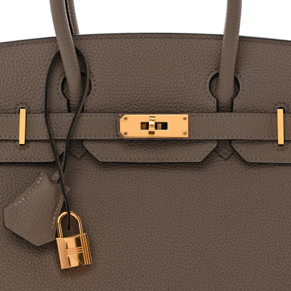 Hermes Togo BIRKIN 30 Gris Asphalte 8 of 13