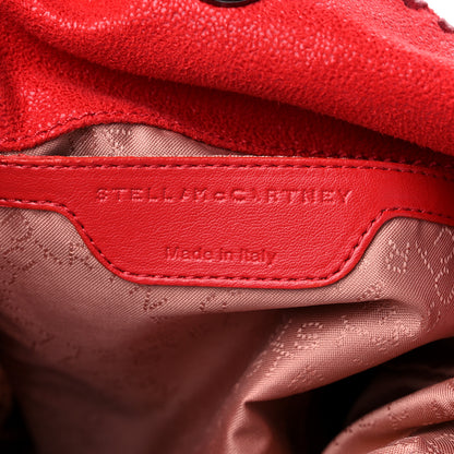 Stella McCartney Shaggy Deer Mini Falabella Fold Over Tote Red 6 of 9