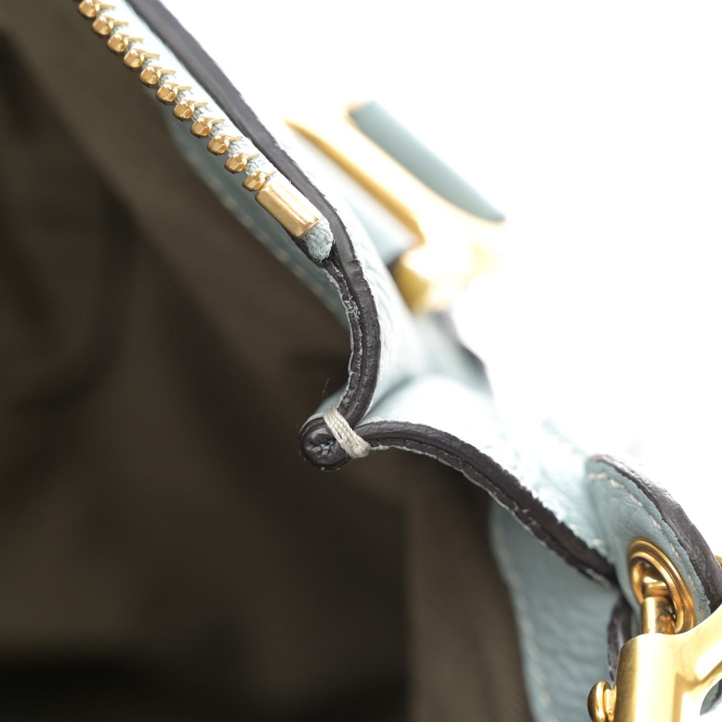 Calfskin Medium Marcie Satchel Cloudy Blue