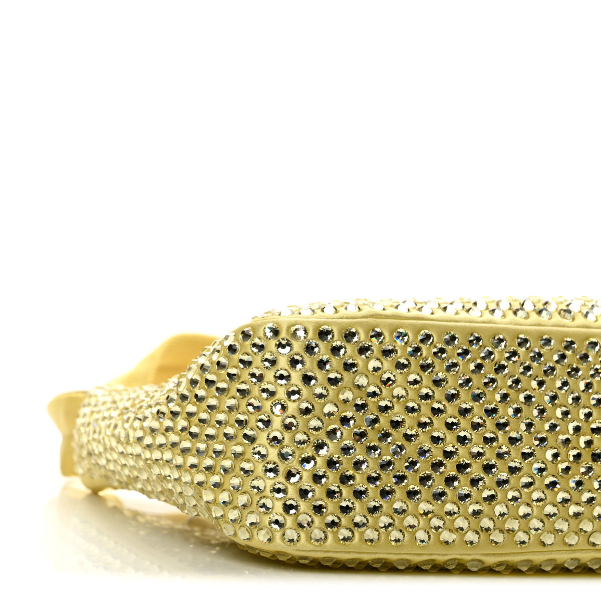 Satin Crystal Mini Re-Edition 2000 Bag Ananas