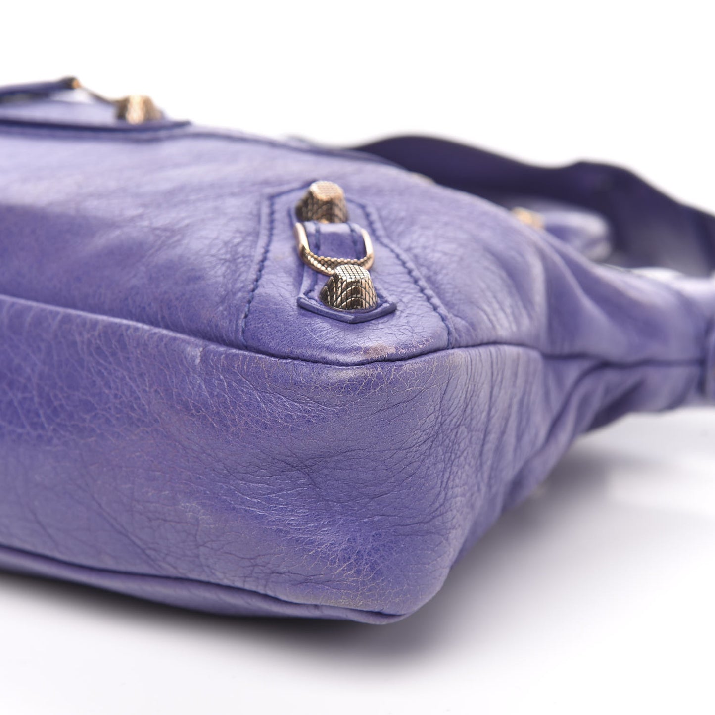 Agneau Giant 12 Rose Gold Hardware First Bleu Lavande