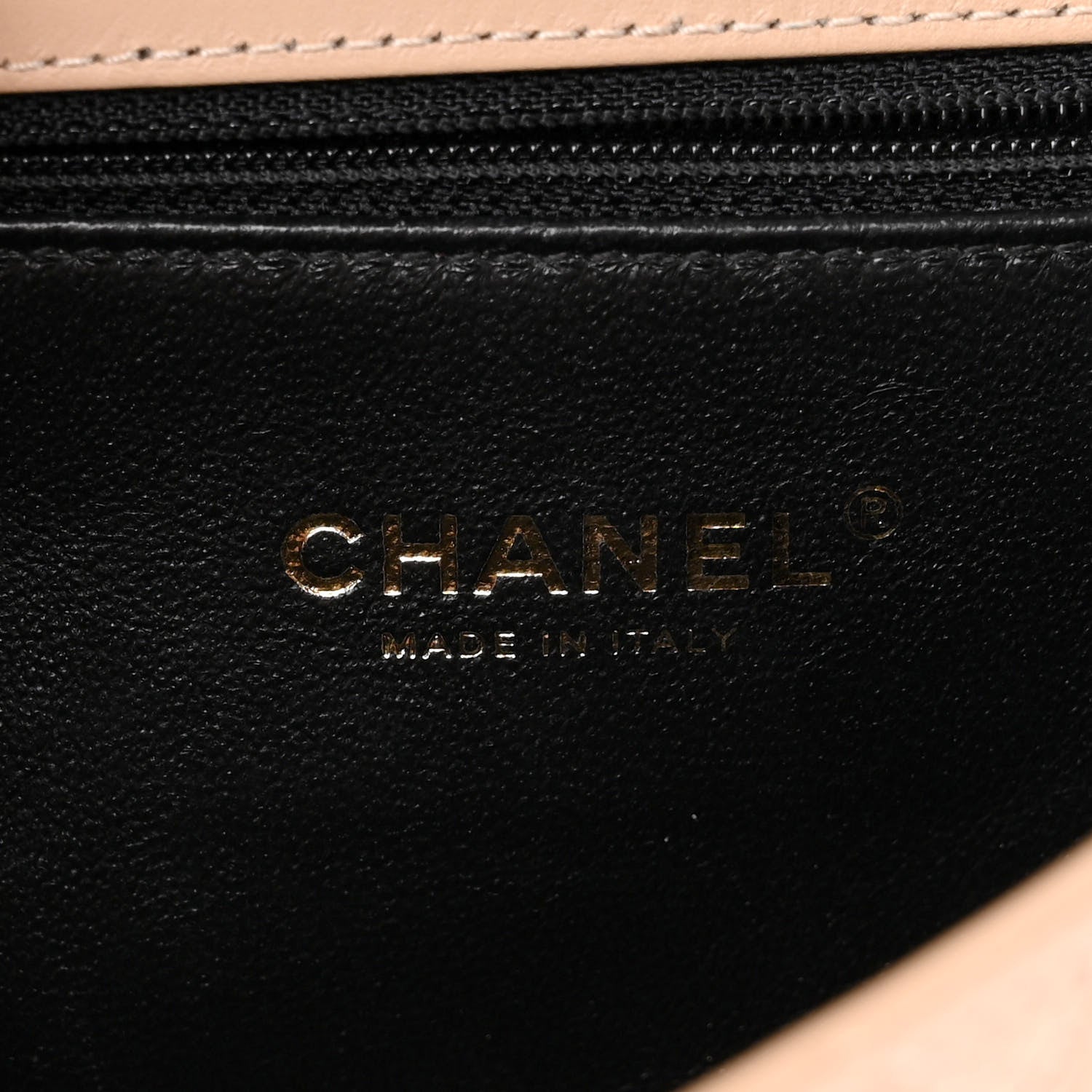 Chanel Caviar Quilted Small CC Filigree Flap Beige Black 6 of 15