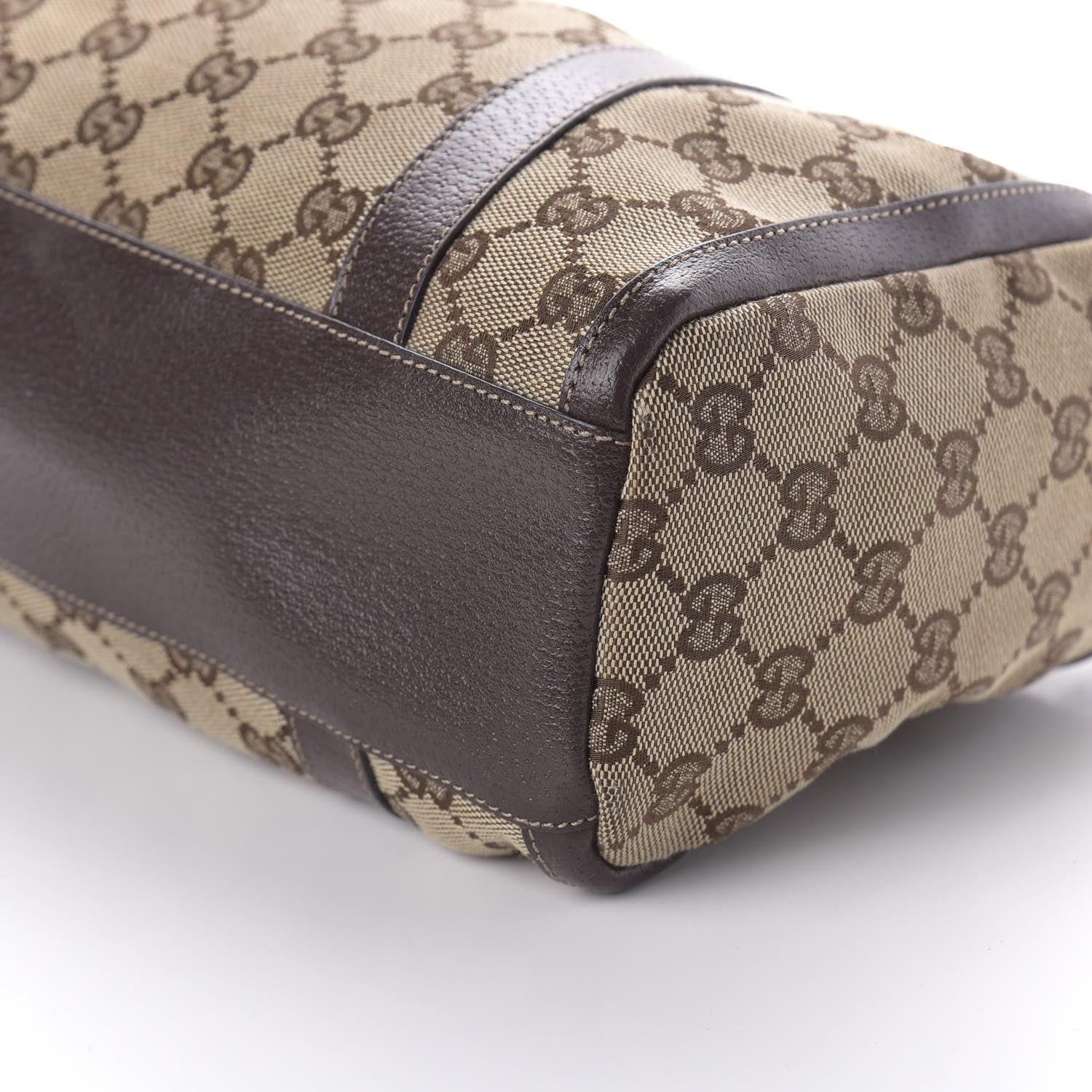 Gucci Monogram Small Abbey Boston Dark Brown 7 of 10