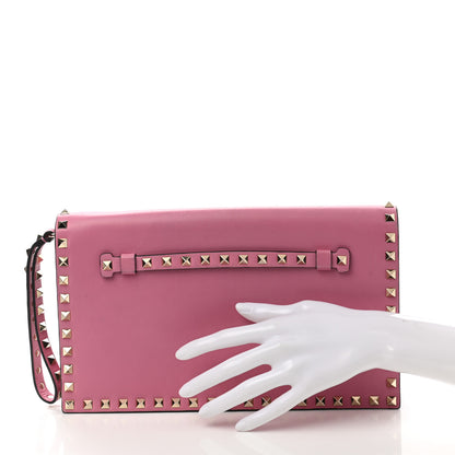 Valentino Garavani Nappa Rockstud Wristlet Clutch Ninphea 2 of 8