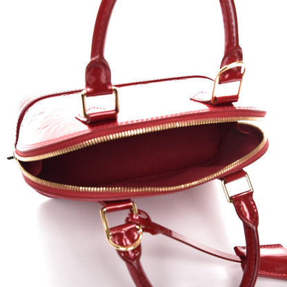 Louis Vuitton Vernis Alma BB Pomme D'Amour 6 of 8