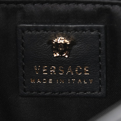 Versace Vitello Palazzo Medusa Evening Clutch Bag Black 6 of 9