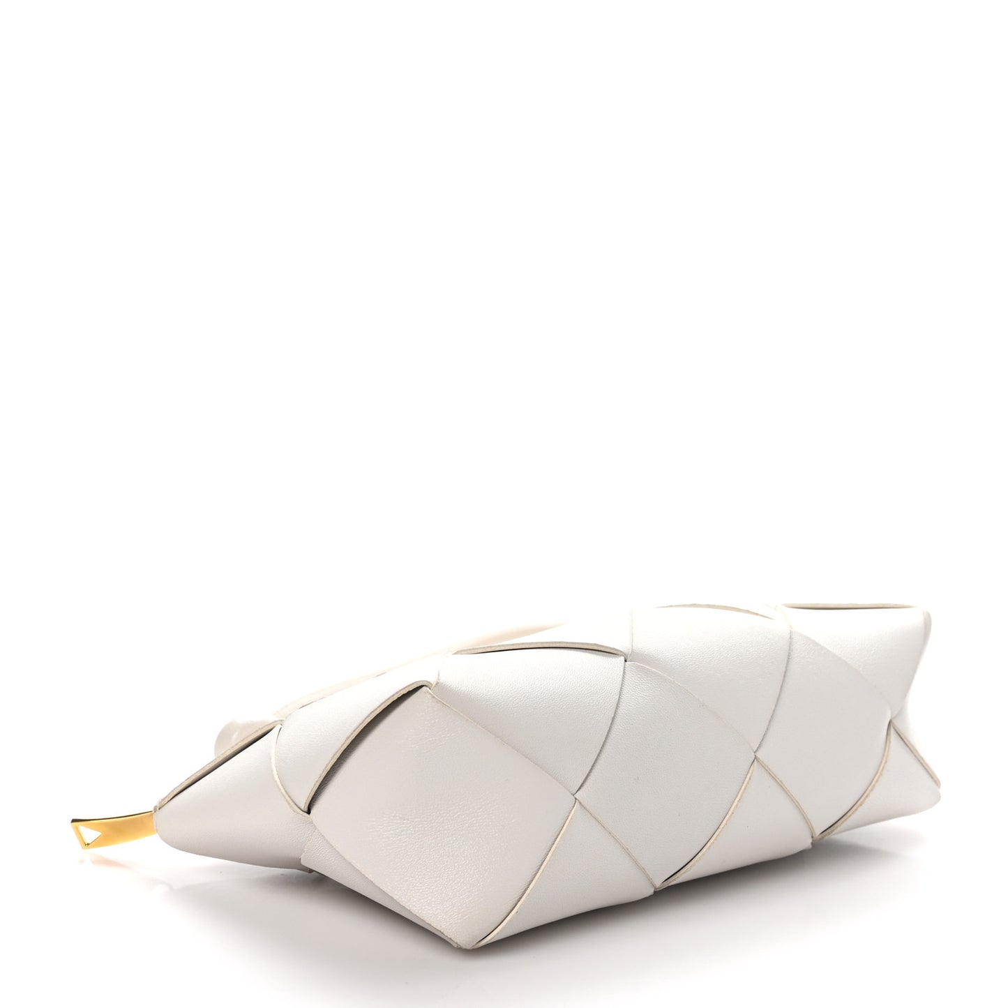 Nappa Maxi Intreccio Exploded Shoulder Bag Chalk