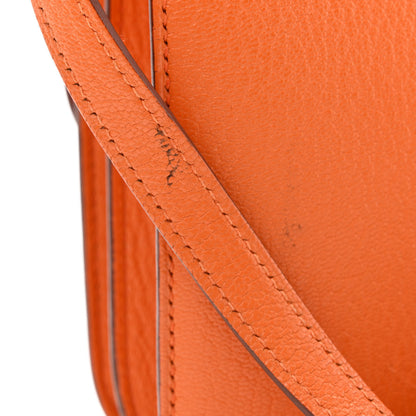 Hermes Chevre Mysore Verso Constance 18 Orange Rose Lipstick 11 of 11