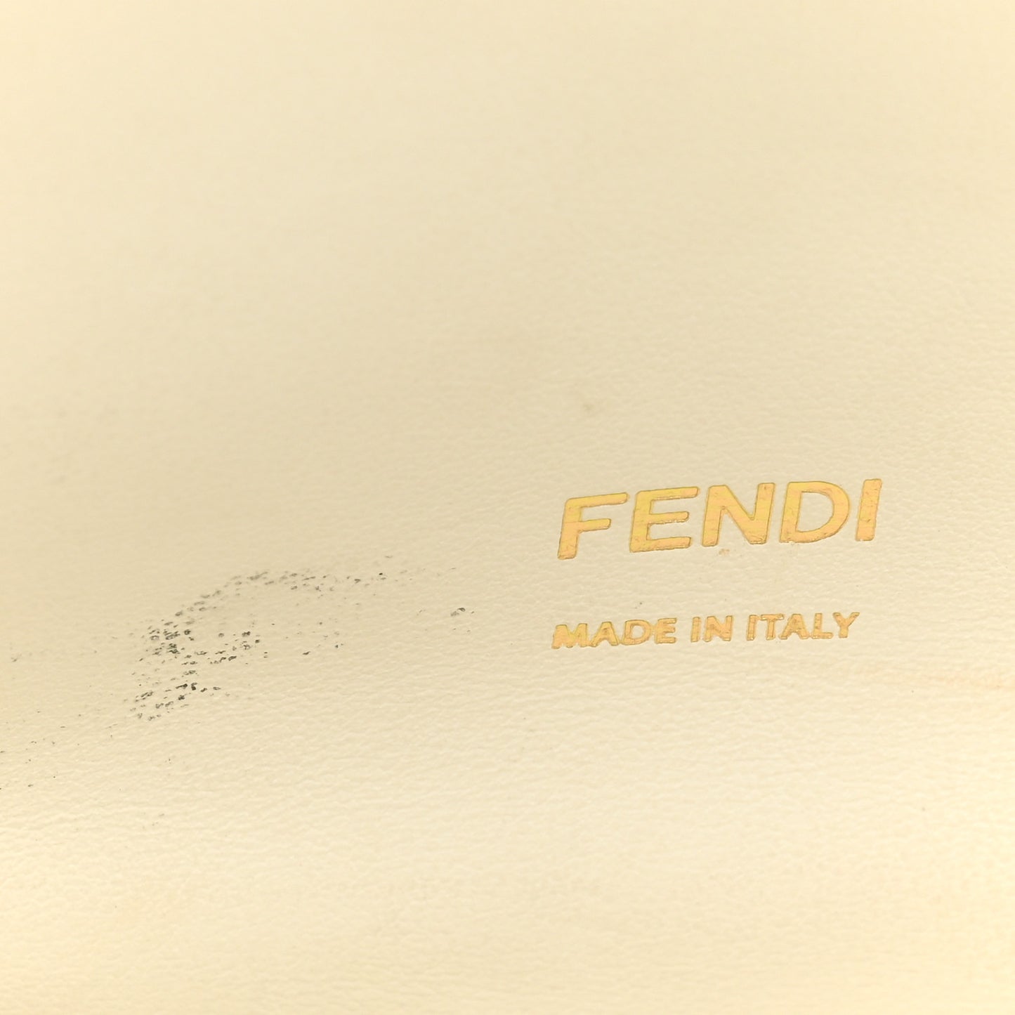TPU FF Vitello Century F is Fendi Kan I Shoulder Bag White