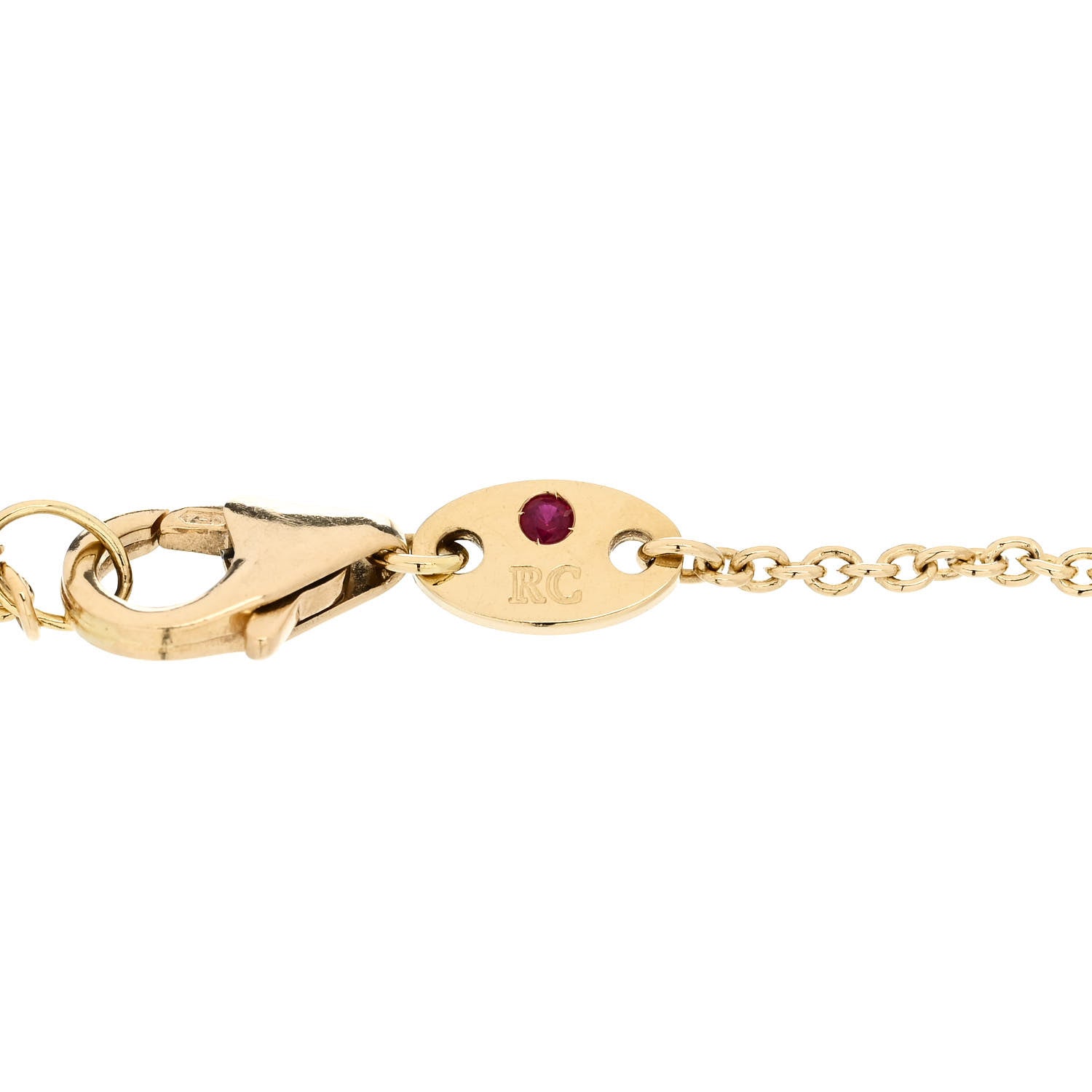 Roberto Coin 18K Yellow Gold Diamond Mother of Pearl Daisy Chain Bracelet 3 of 4