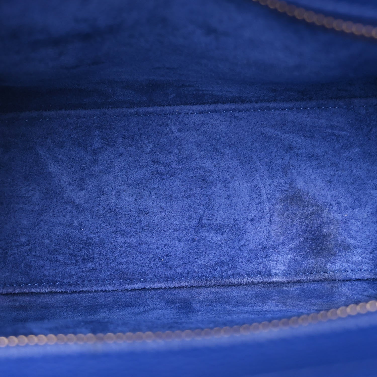 Celine Smooth Calfskin Nano Luggage Royal Blue 5 of 10