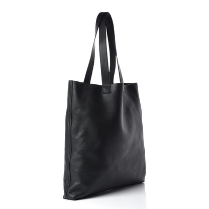 Gucci Calfskin Mens Logo Vertical Shopping Tote Black 3 of 11