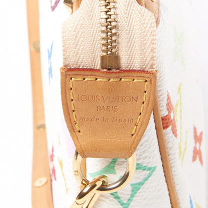 Louis Vuitton Monogram Multicolor Pochette Accessories White 6 of 8
