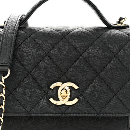 Chanel Caviar Quilted Small Business Affinity Flap Black 9 of 13
