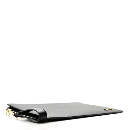 Gucci Calfskin Horsebit 1955 Wristlet Pouch Black 4 of 9