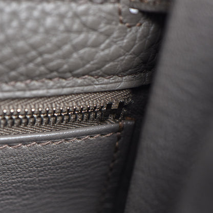 Hermes Taurillon Clemence Kelly Retourne 35 Etain 34 of 40