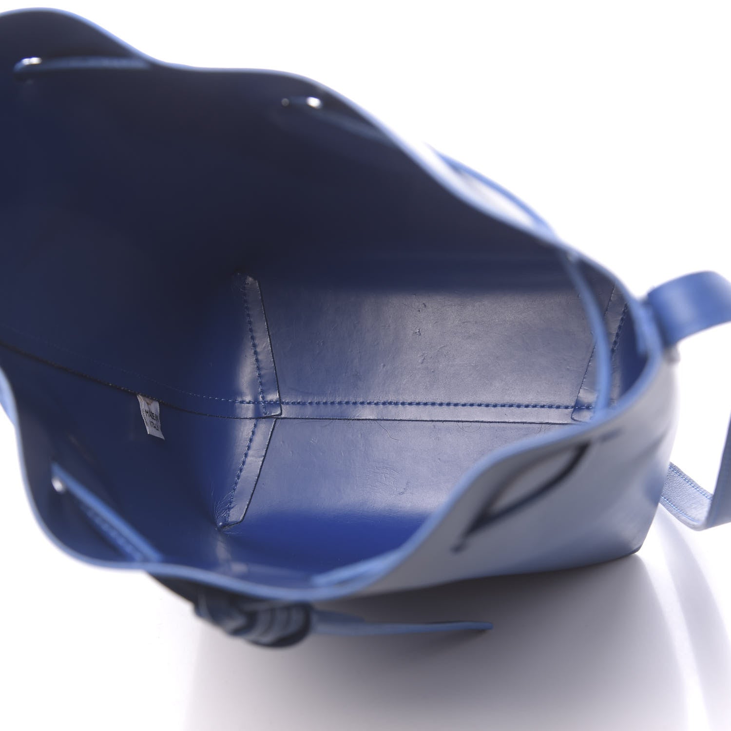 Mansur Gavriel Calfskin Mini Bucket Bag Royal 5 of 16