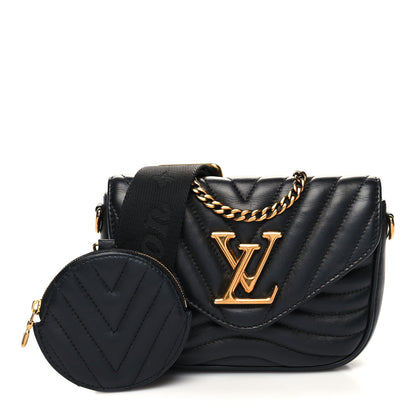 Louis Vuitton Calfskin New Wave Multi Pochette Black 1 of 15