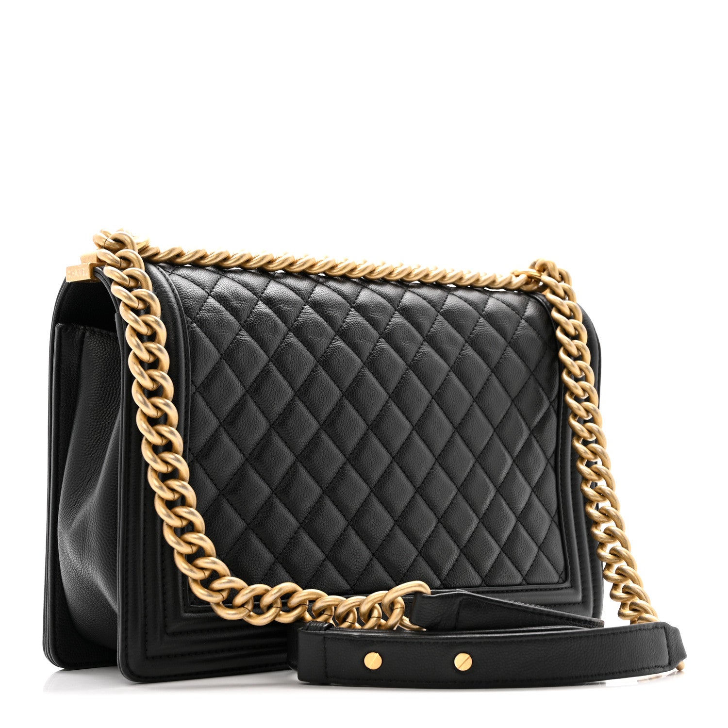 Chanel Caviar Quilted New Medium Boy Flap Black 3 of 13