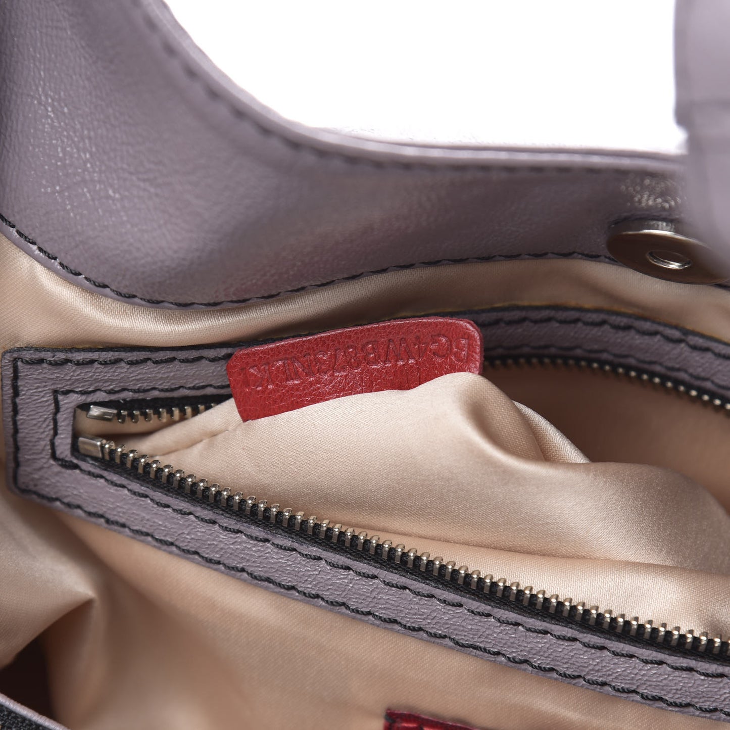 Patent Lacca Large Nuage Bow Hobo Lilac