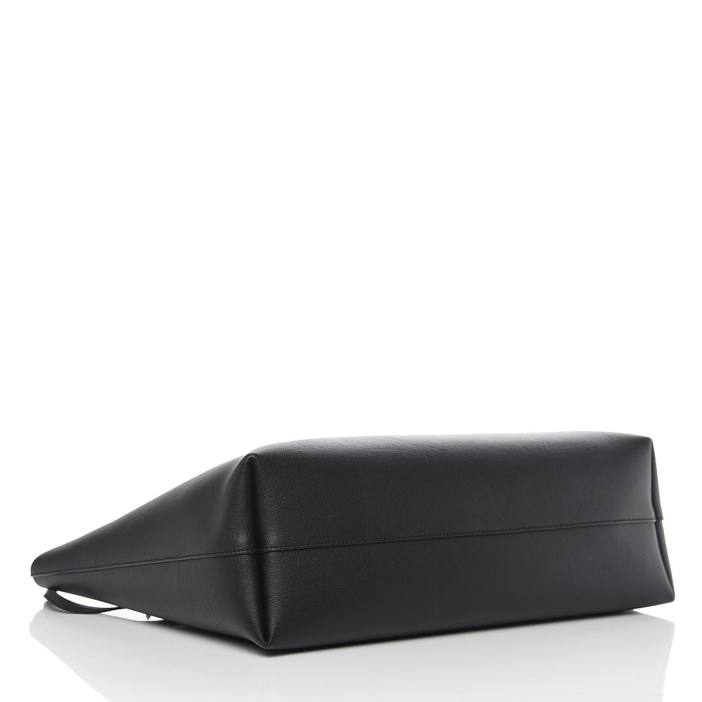 Calfskin Large Shopping Tote Black