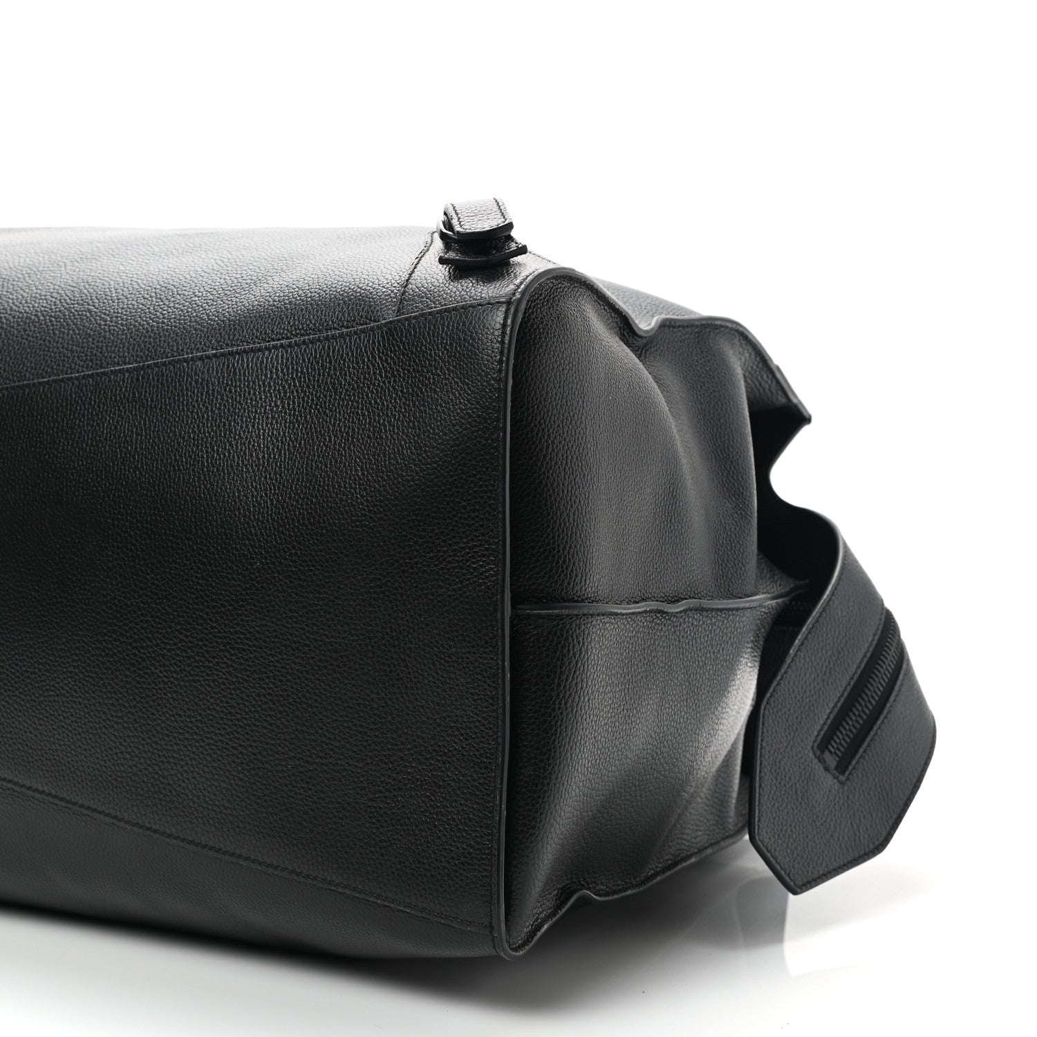 Balenciaga Grained Calfskin Neo Classic Black Hardware Large Top Handle Bag Black 9 of 12
