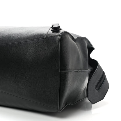 Balenciaga Grained Calfskin Neo Classic Black Hardware Large Top Handle Bag Black 9 of 12
