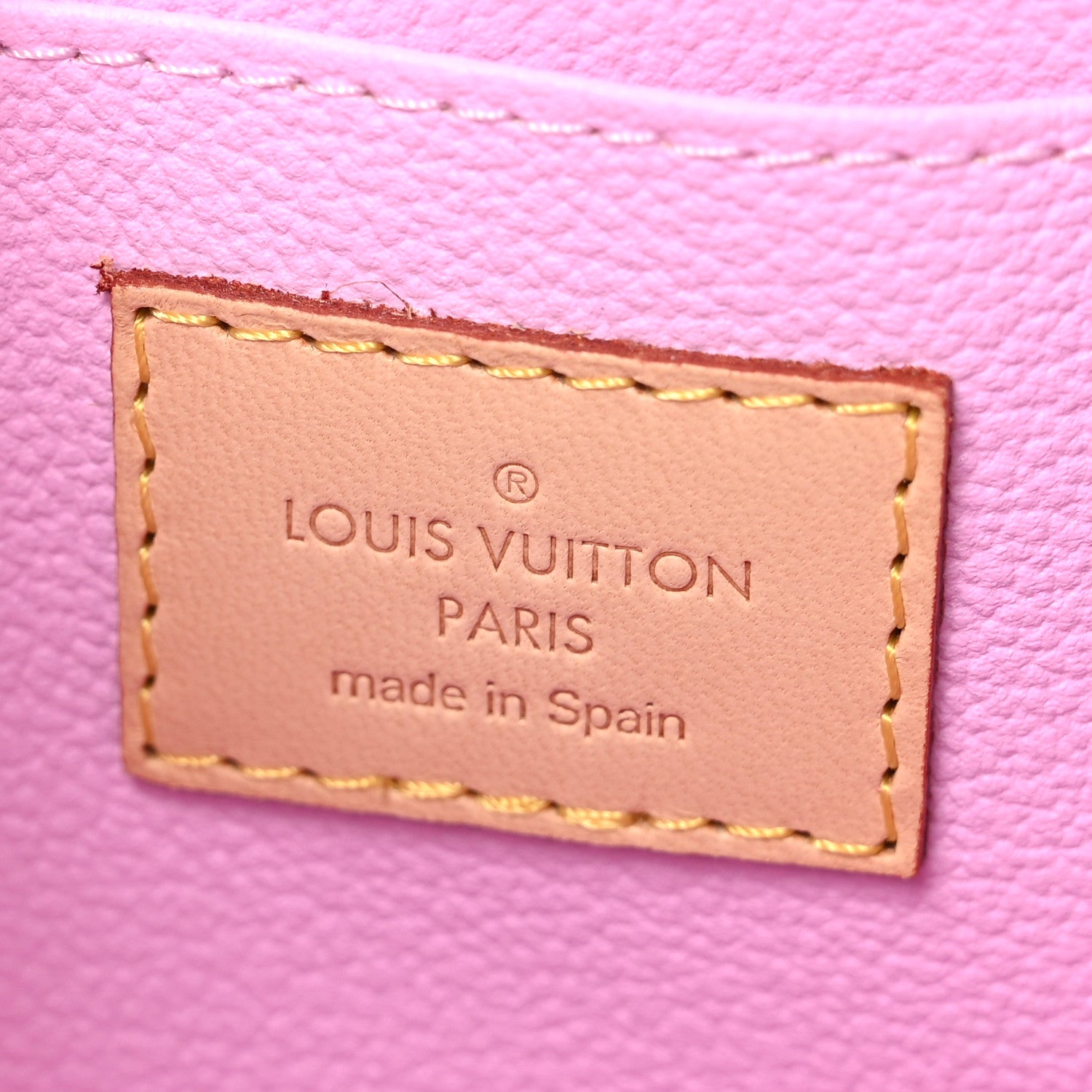 Louis Vuitton Monogram Multicolor Cosmetic Pouch White Litchi 5 of 7