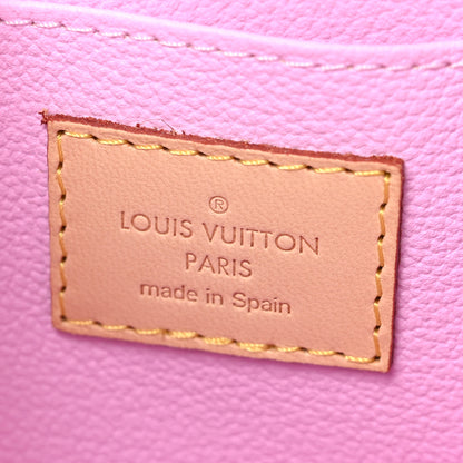 Louis Vuitton Monogram Multicolor Cosmetic Pouch White Litchi 5 of 7