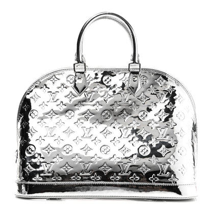 Louis Vuitton Monogram Miroir Alma GM Silver 1 of 10