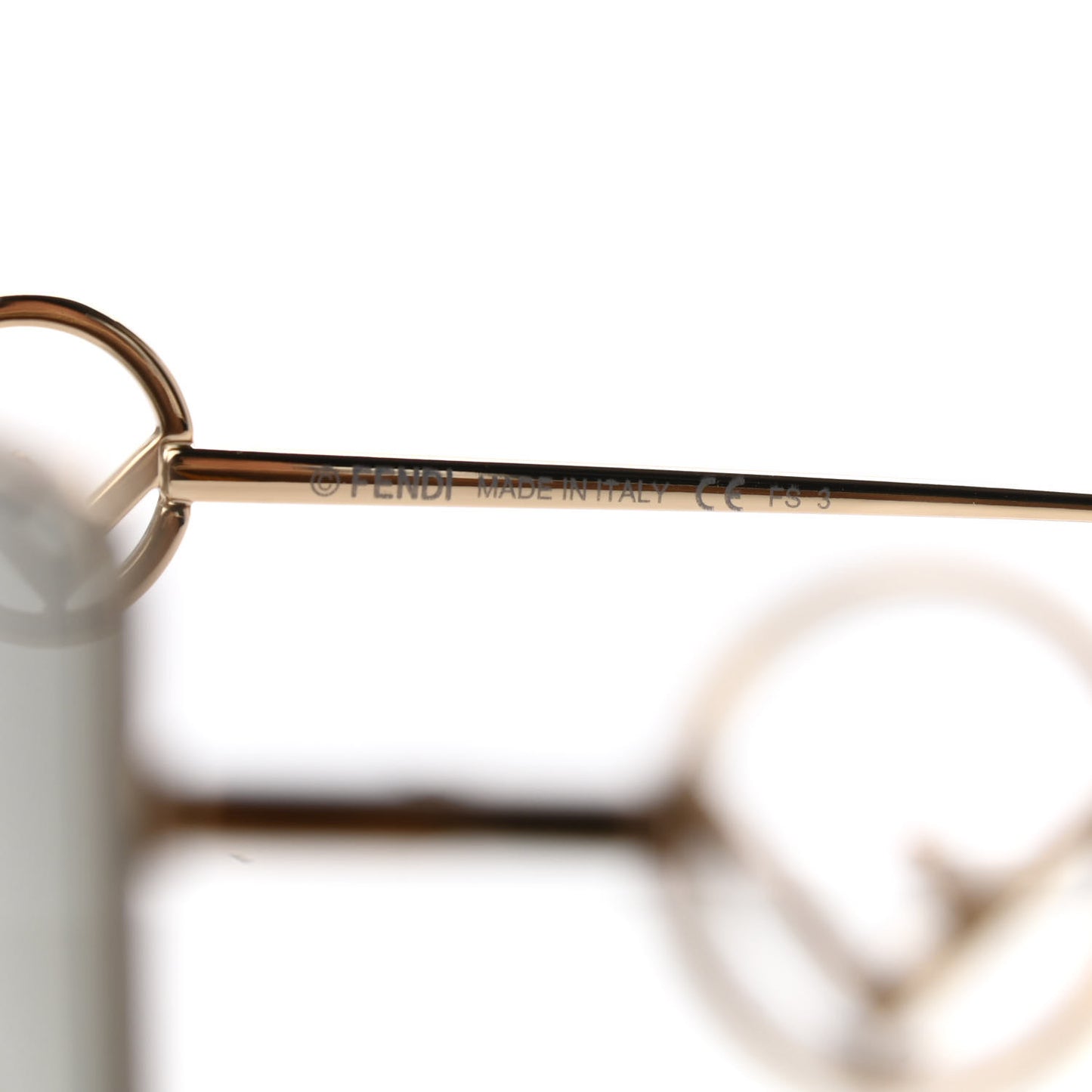 Metal F is Fendi Sunglasses FF 0323/S Gold