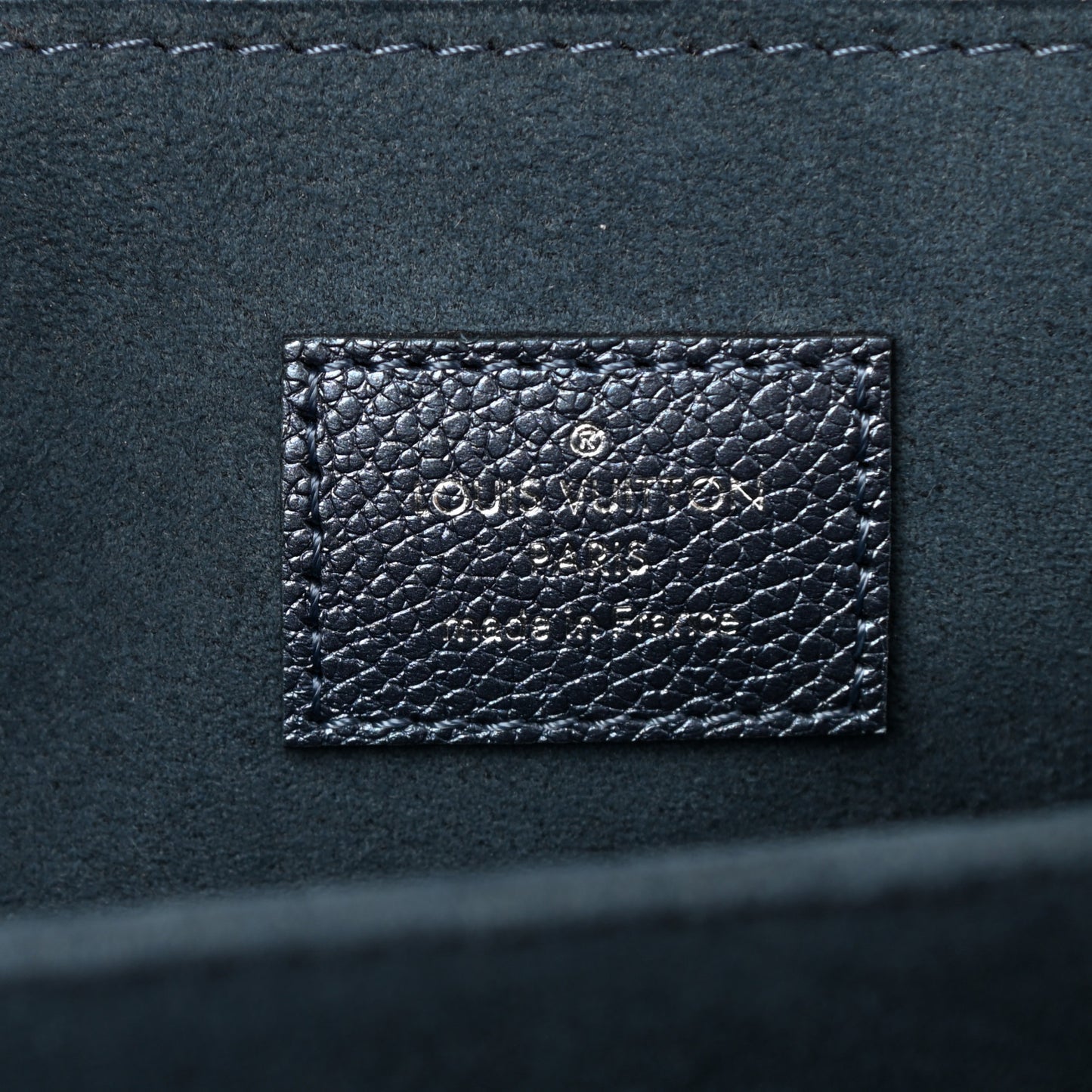 Metallic Empreinte Monogram Giant Pochette Metis Navy Nacre
