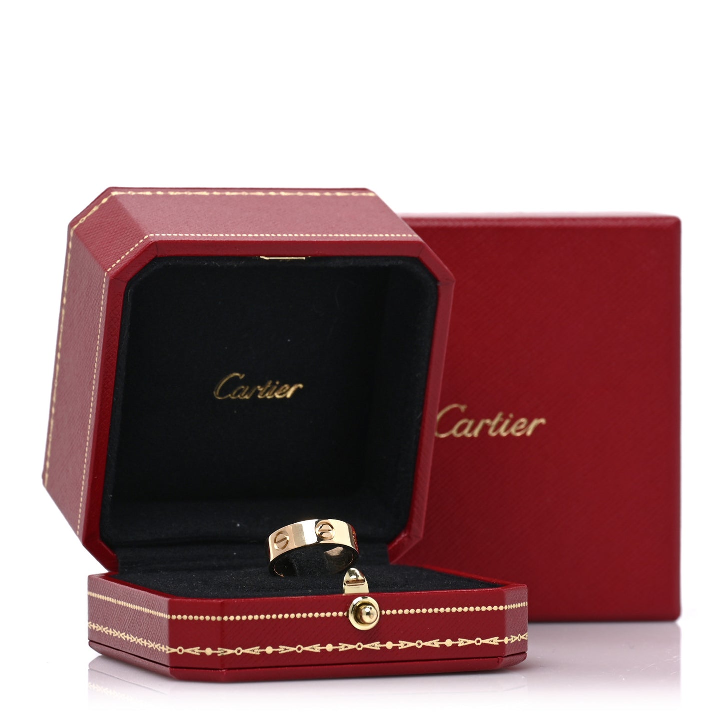 18K Yellow Gold 5.5mm LOVE Ring 50 5.25