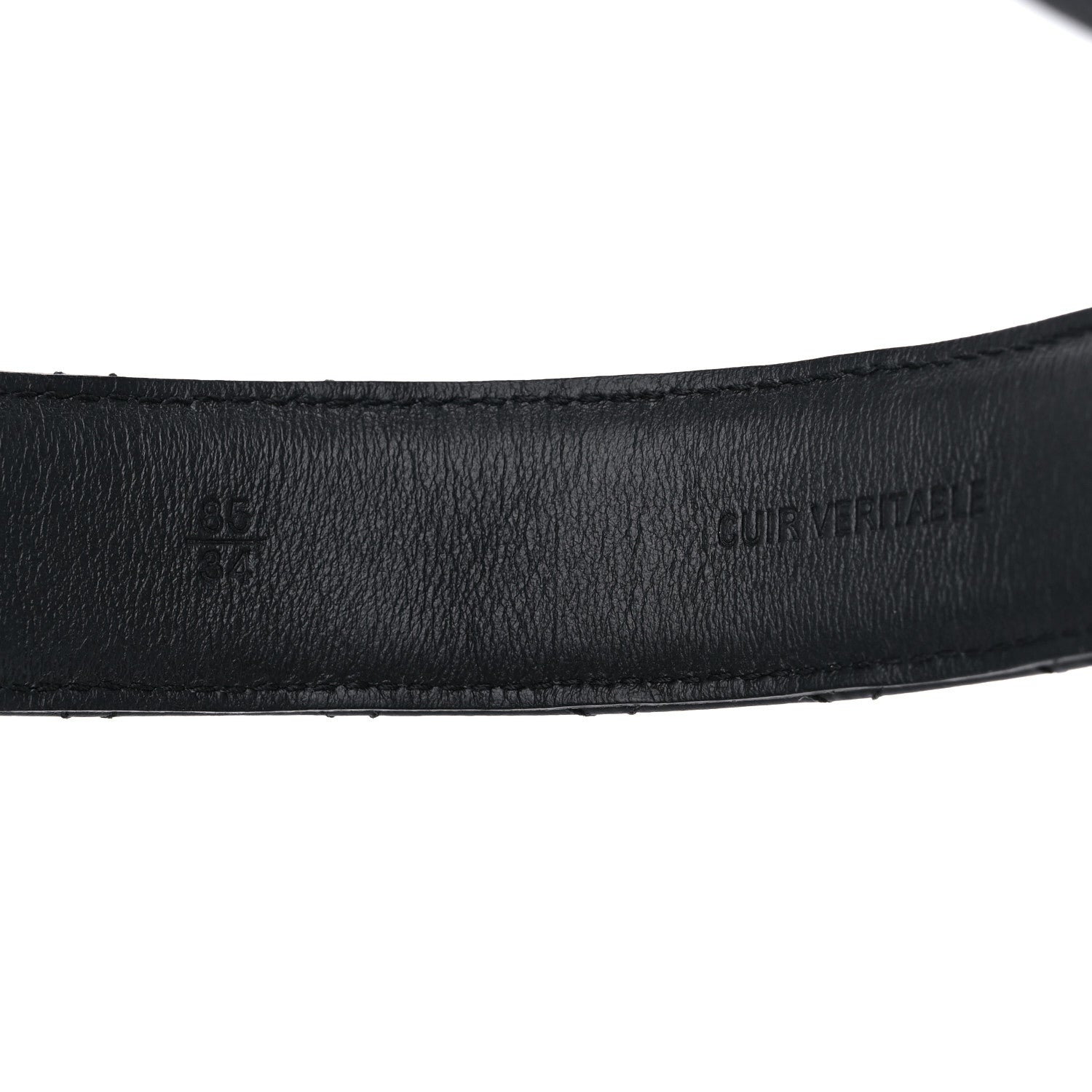 Chanel Lambskin Quilted CC Chain Belt 85 34 Black 4 of 5